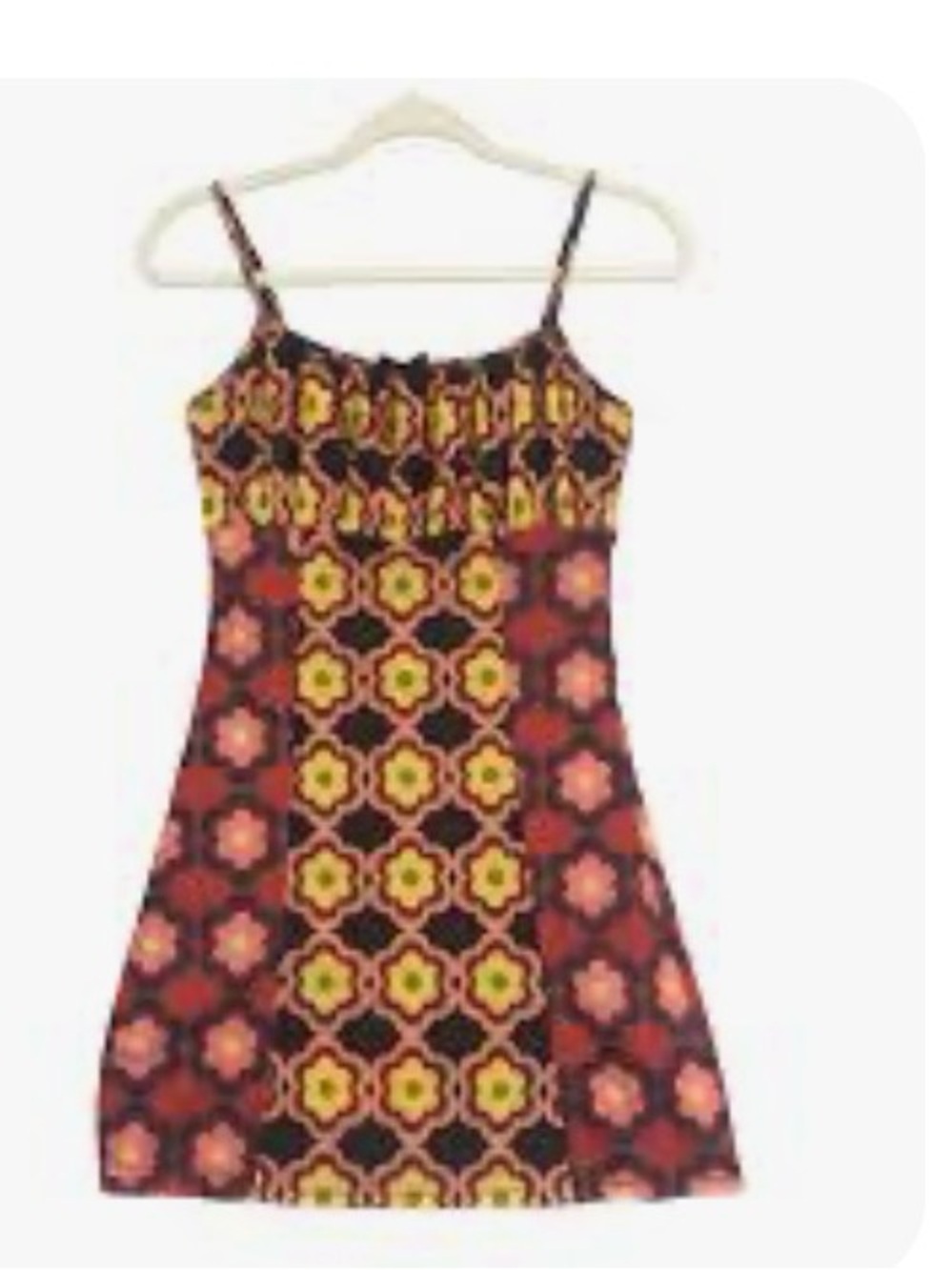 Forever 21 Pink and Yellow Floral Mini Dress